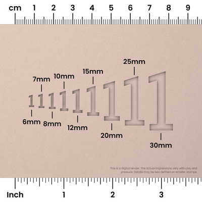Rokkitt | Number Stamp Sets - Ceramind® Tools