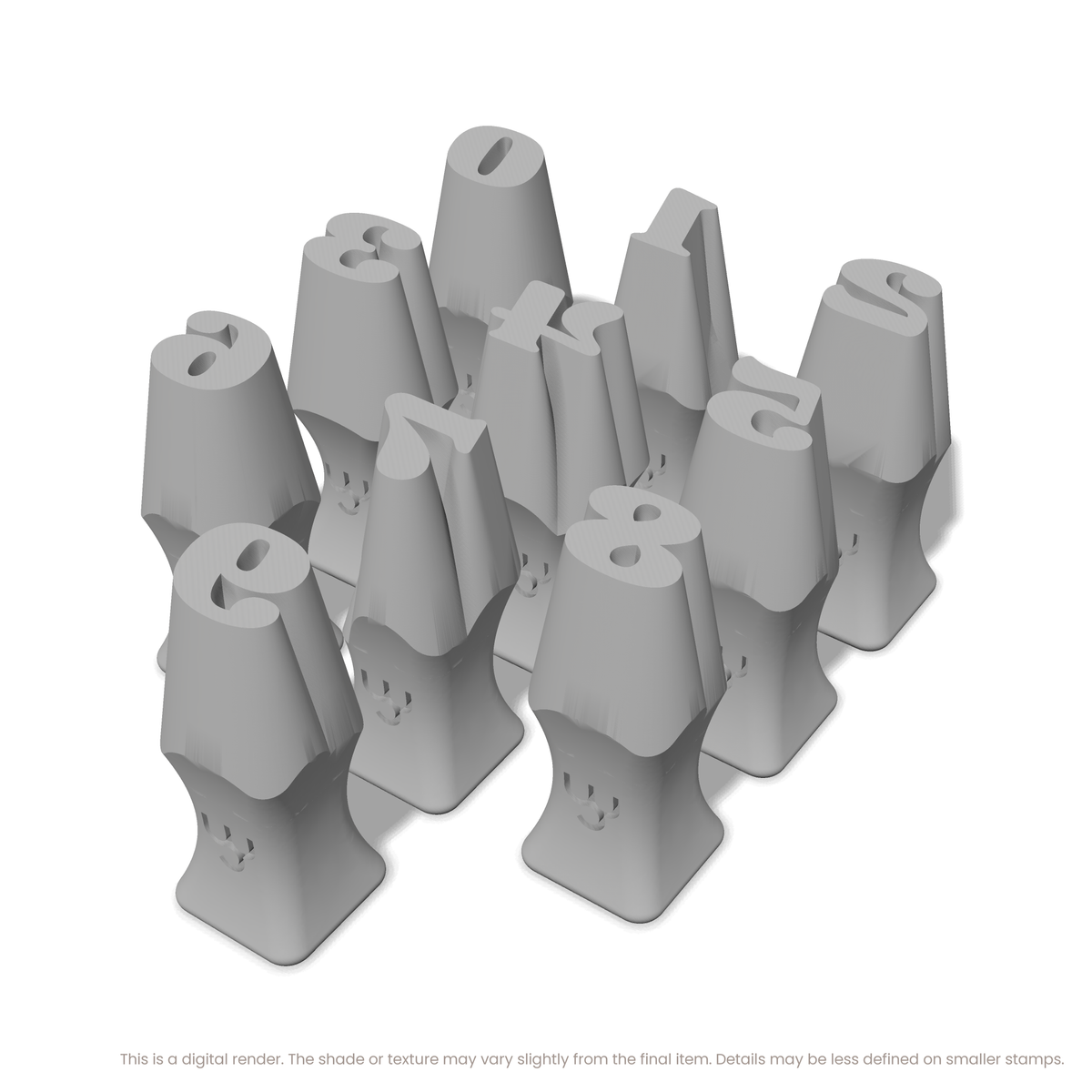 Shrikhand | Number Stamp Sets - Ceramind® Tools