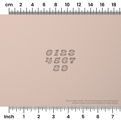 Shrikhand | Number Stamp Sets - Ceramind® Tools