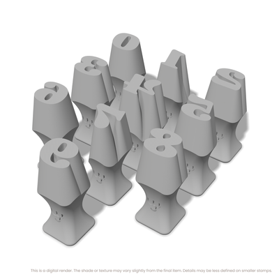 Shrikhand | Number Stamp Sets - Ceramind® Tools