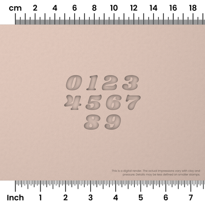 Shrikhand | Number Stamp Sets - Ceramind® Tools