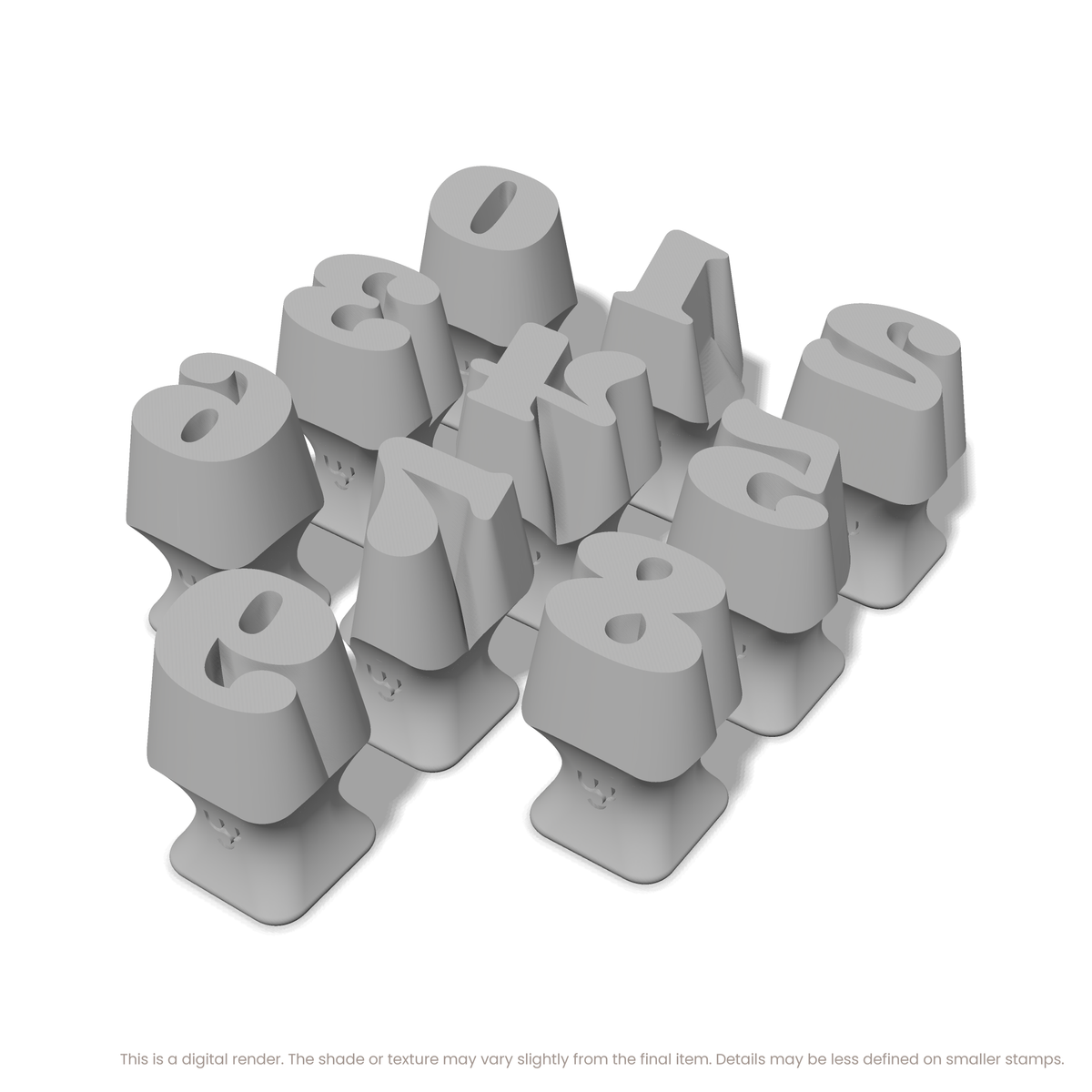 Shrikhand | Number Stamp Sets - Ceramind® Tools