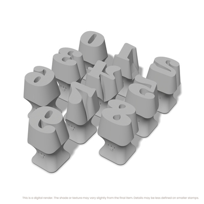Shrikhand | Number Stamp Sets - Ceramind® Tools