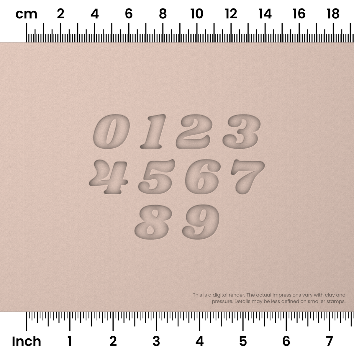 Shrikhand | Number Stamp Sets - Ceramind® Tools