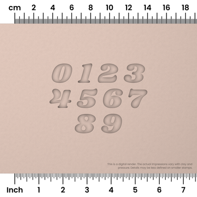 Shrikhand | Number Stamp Sets - Ceramind® Tools