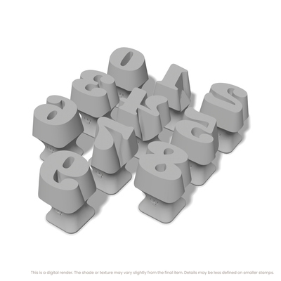 Shrikhand | Number Stamp Sets - Ceramind® Tools