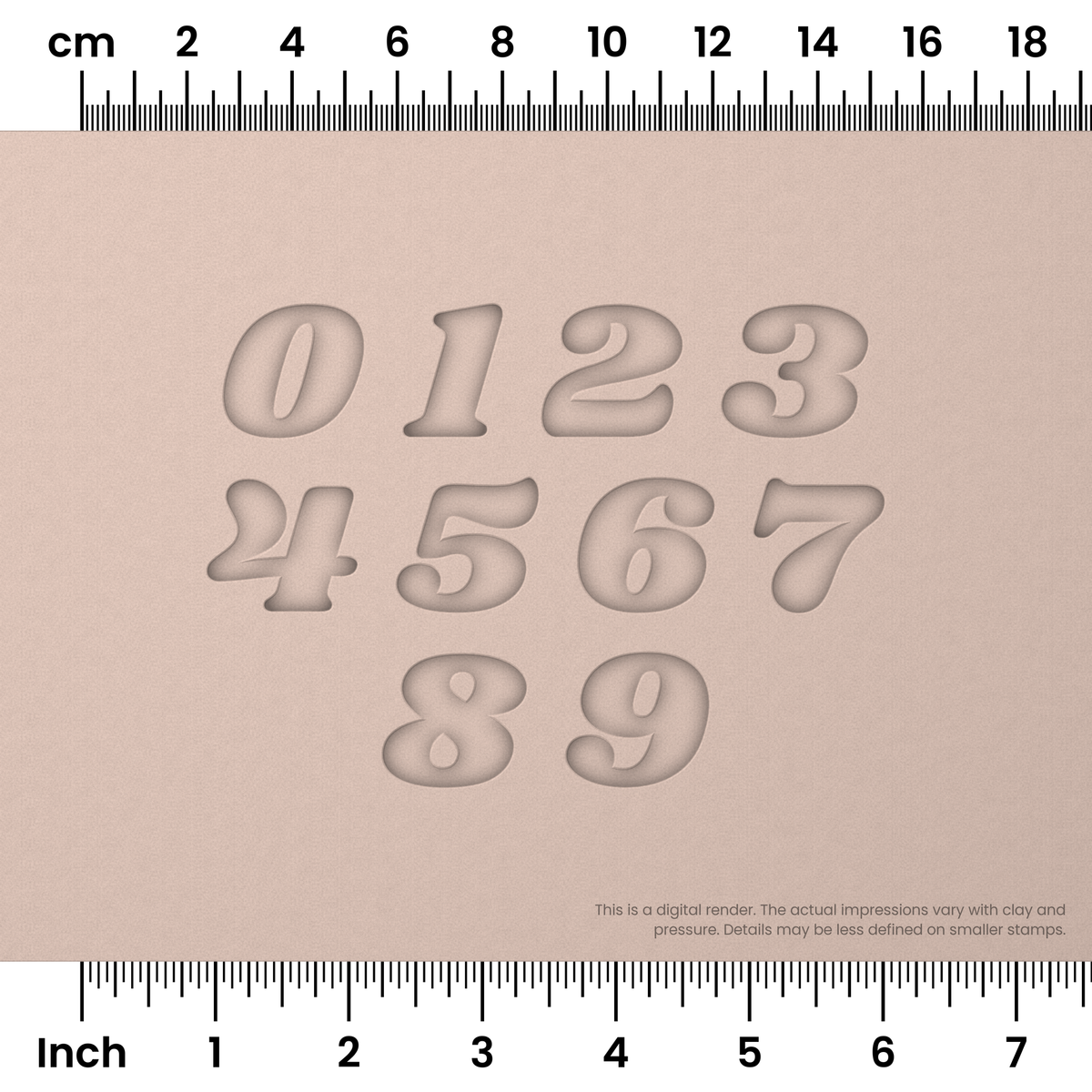 Shrikhand | Number Stamp Sets - Ceramind® Tools