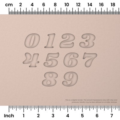 Shrikhand | Number Stamp Sets - Ceramind® Tools