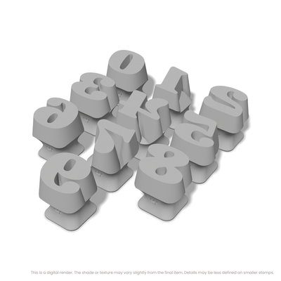 Shrikhand | Number Stamp Sets - Ceramind® Tools