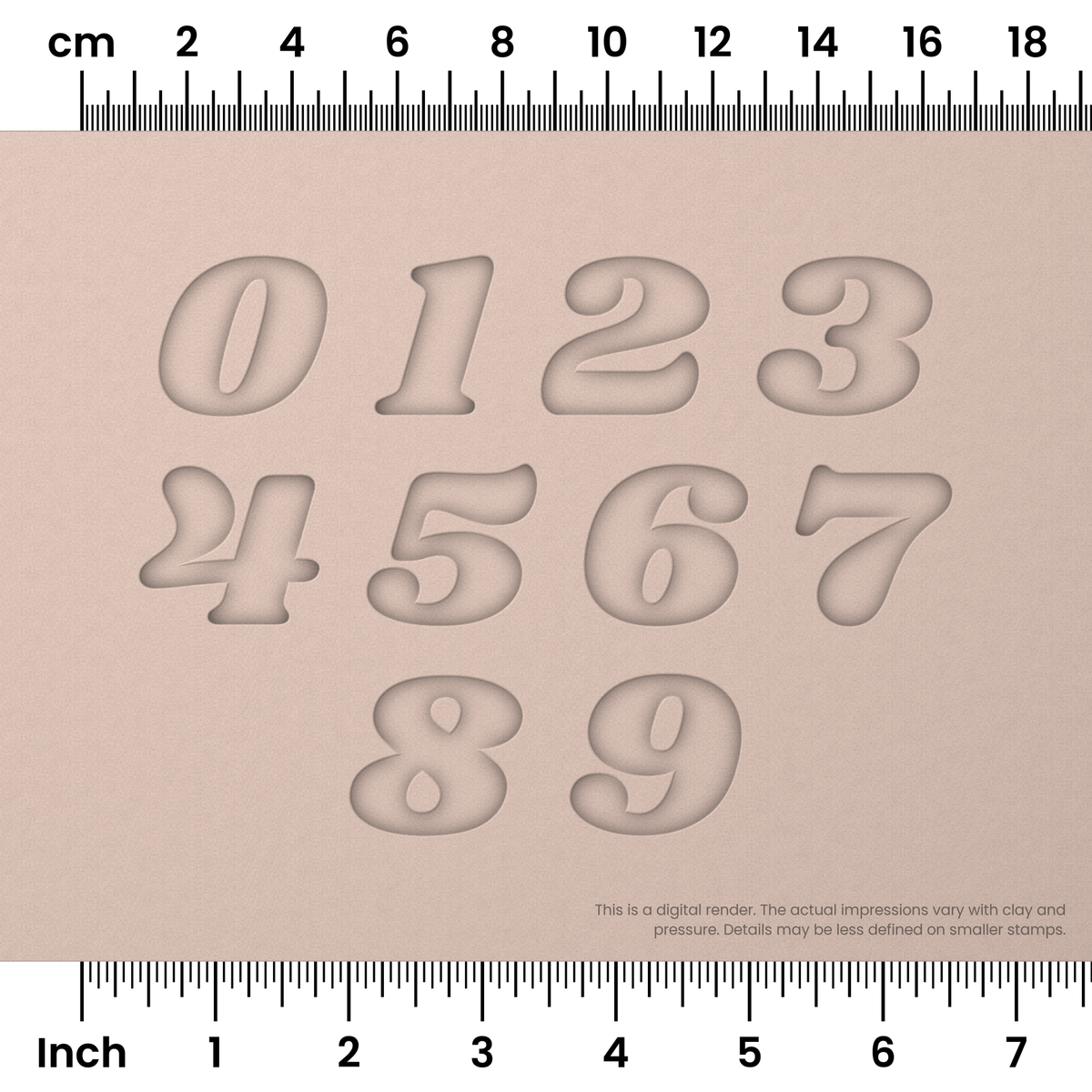 Shrikhand | Number Stamp Sets - Ceramind® Tools