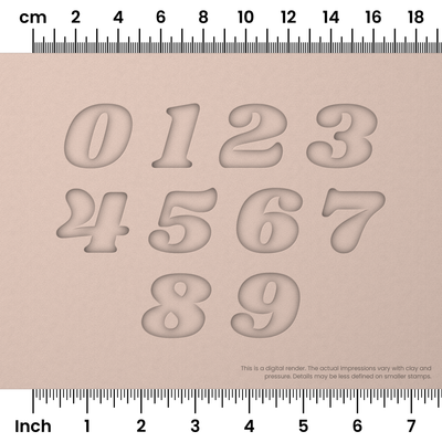Shrikhand | Number Stamp Sets - Ceramind® Tools