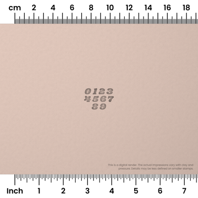 Shrikhand | Number Stamp Sets - Ceramind® Tools