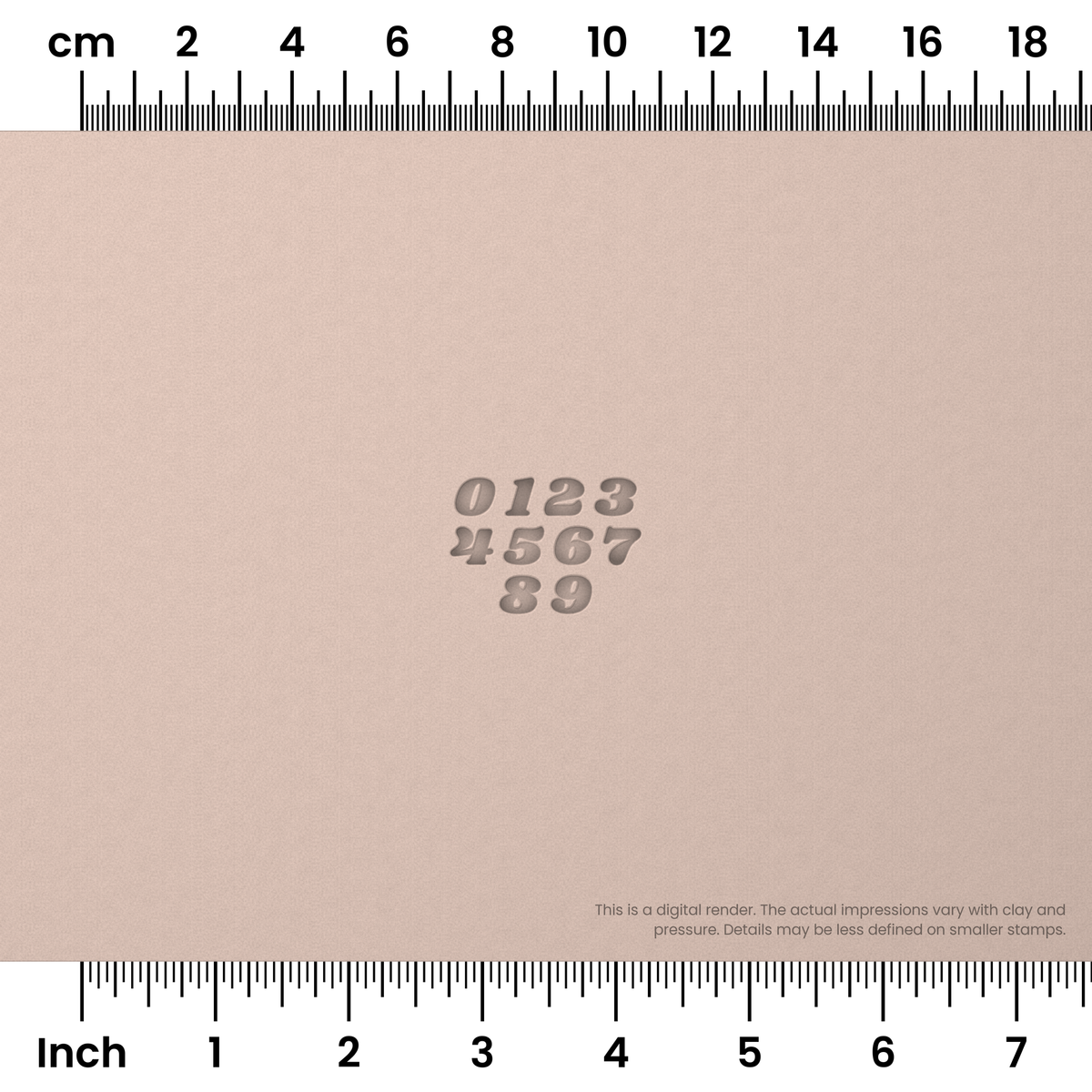 Shrikhand | Number Stamp Sets - Ceramind® Tools