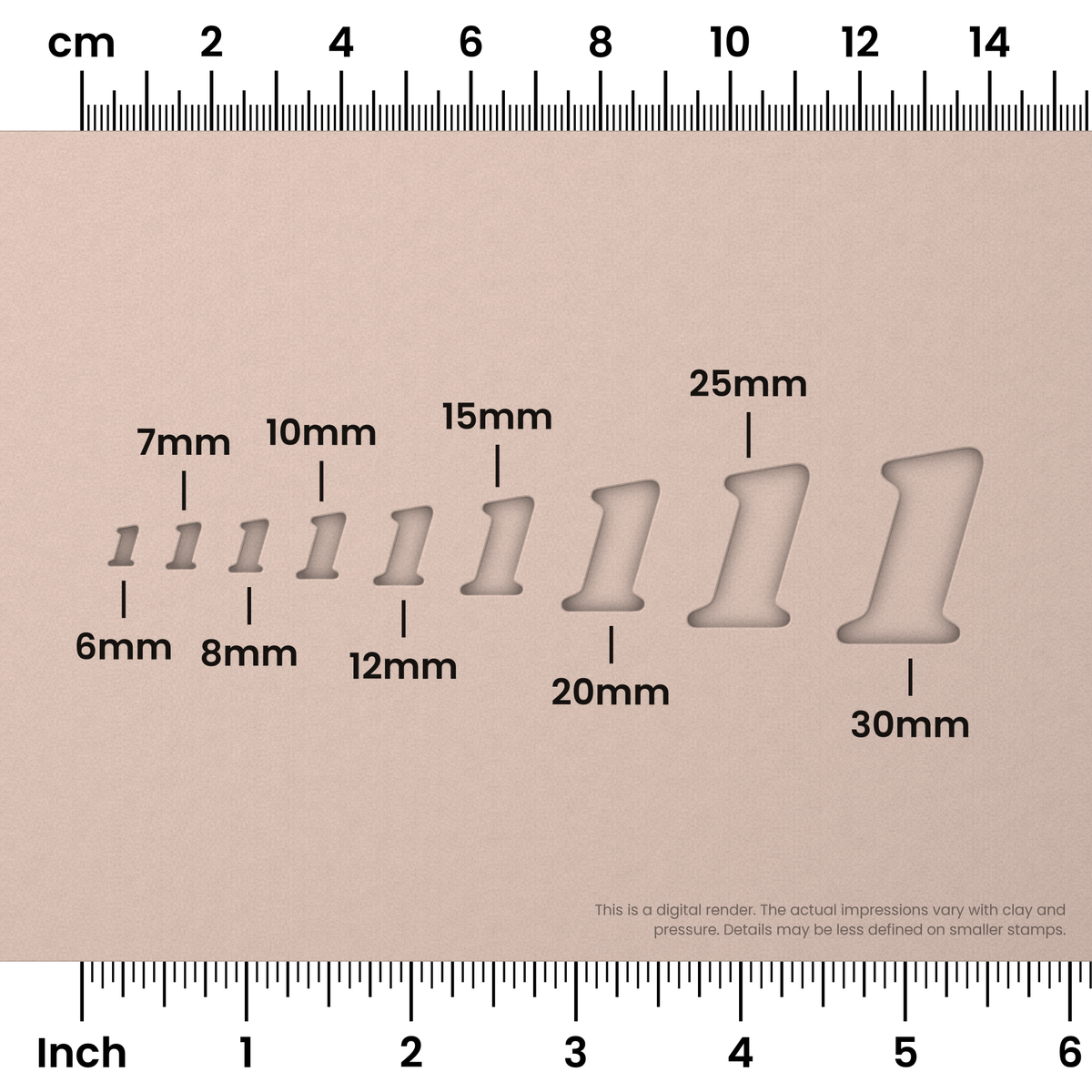 Shrikhand | Number Stamp Sets - Ceramind® Tools