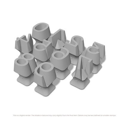 Sora | Number Stamp Sets - Ceramind® Tools