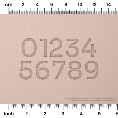 Sora | Number Stamp Sets - Ceramind® Tools