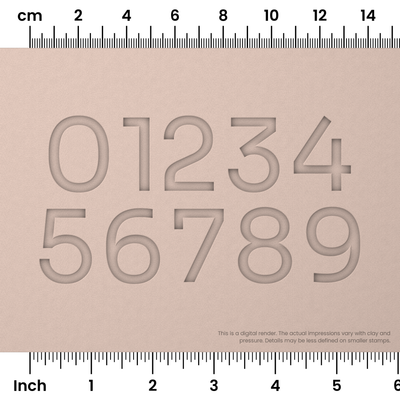 Sora | Number Stamp Sets - Ceramind® Tools