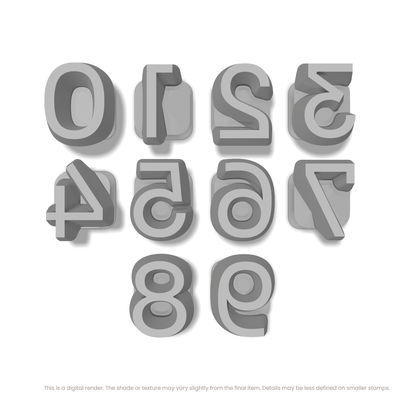 Sora | Number Stamp Sets - Ceramind® Tools