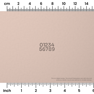 Sora | Number Stamp Sets - Ceramind® Tools