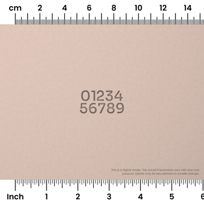Sora | Number Stamp Sets - Ceramind® Tools
