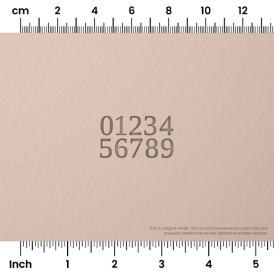 Tinos | Number Stamp Sets - Ceramind® Tools