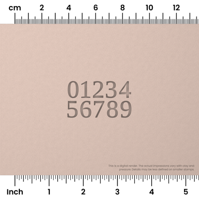 Tinos | Number Stamp Sets - Ceramind® Tools
