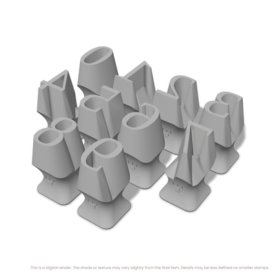 Tinos | Number Stamp Sets - Ceramind® Tools