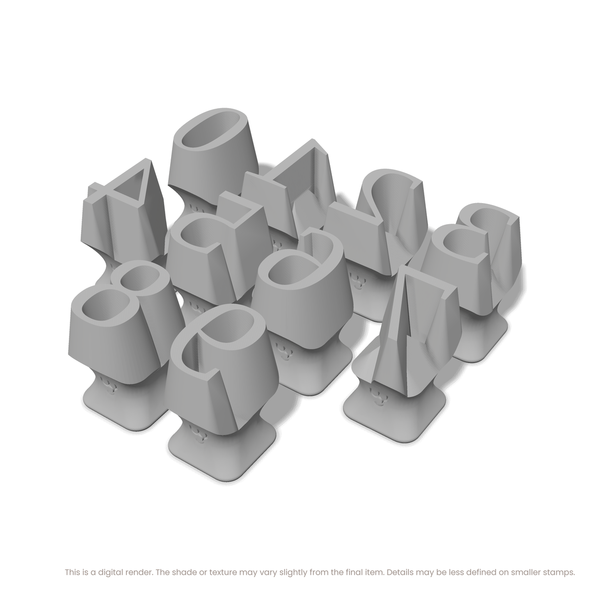 Tinos | Number Stamp Sets - Ceramind® Tools
