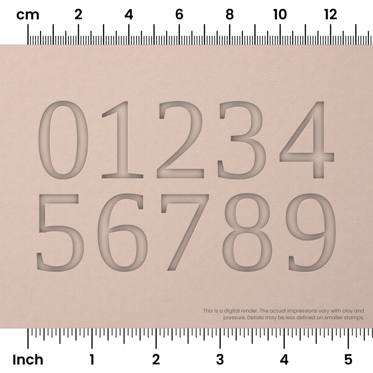 Tinos | Number Stamp Sets - Ceramind® Tools
