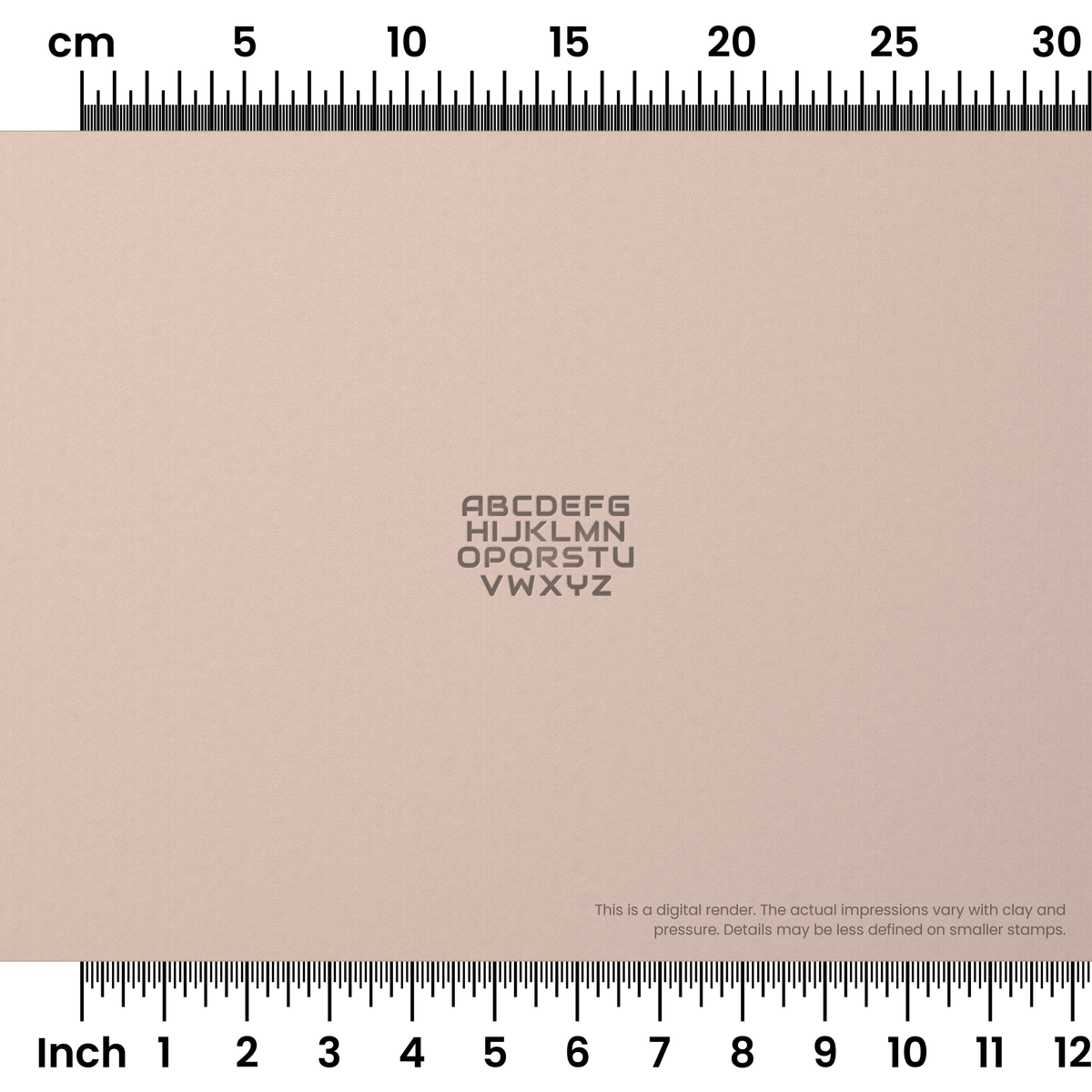 Audiowide | All Caps | Alphabet Stamp Sets - Ceramind® Tools