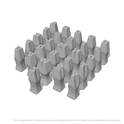 Alfa Slab One | All Caps | Alphabet Stamp Sets - Ceramind® Tools