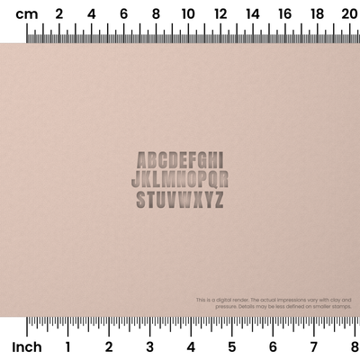 Anton | All Caps | Alphabet Stamp Sets - Ceramind® Tools