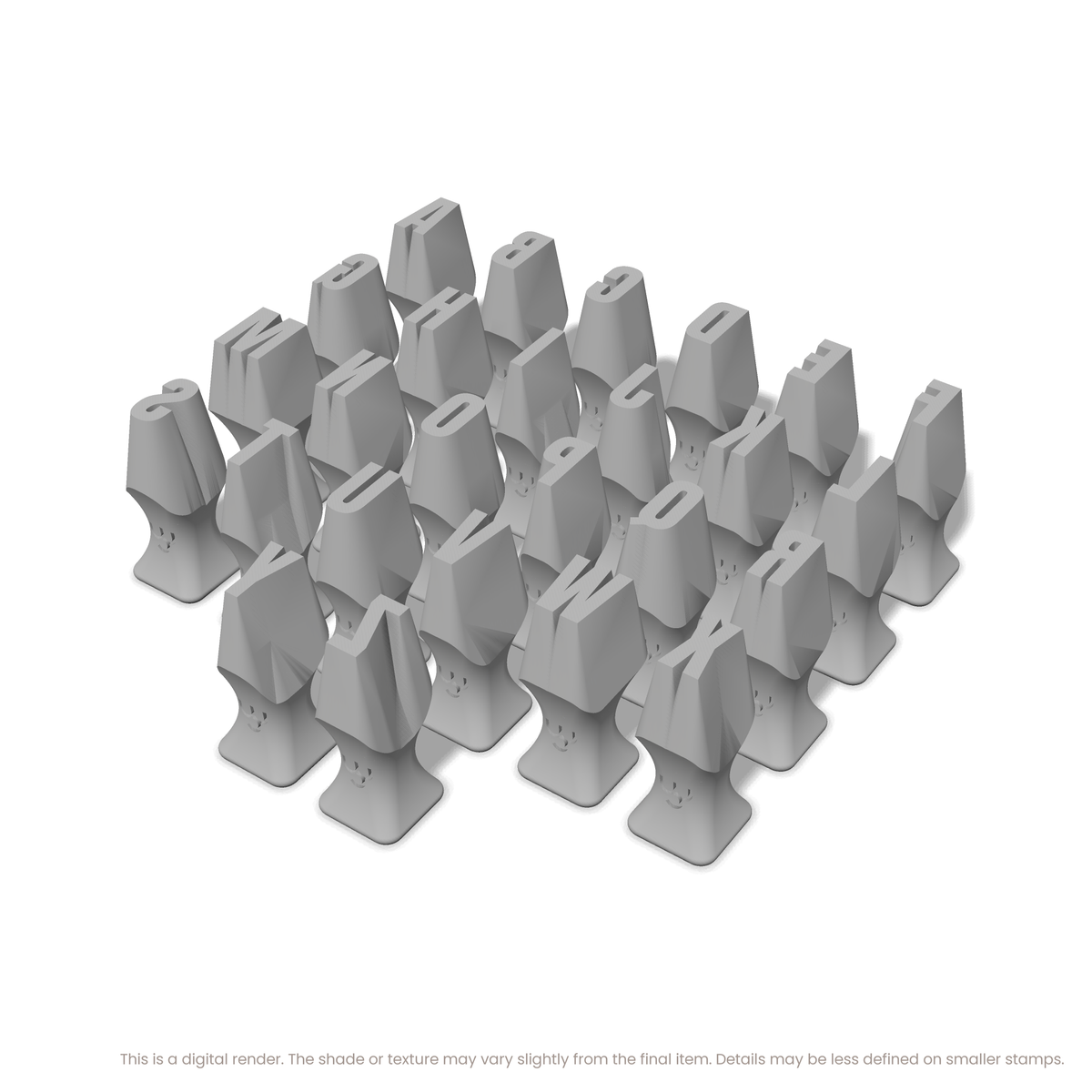 Anton | All Caps | Alphabet Stamp Sets - Ceramind® Tools