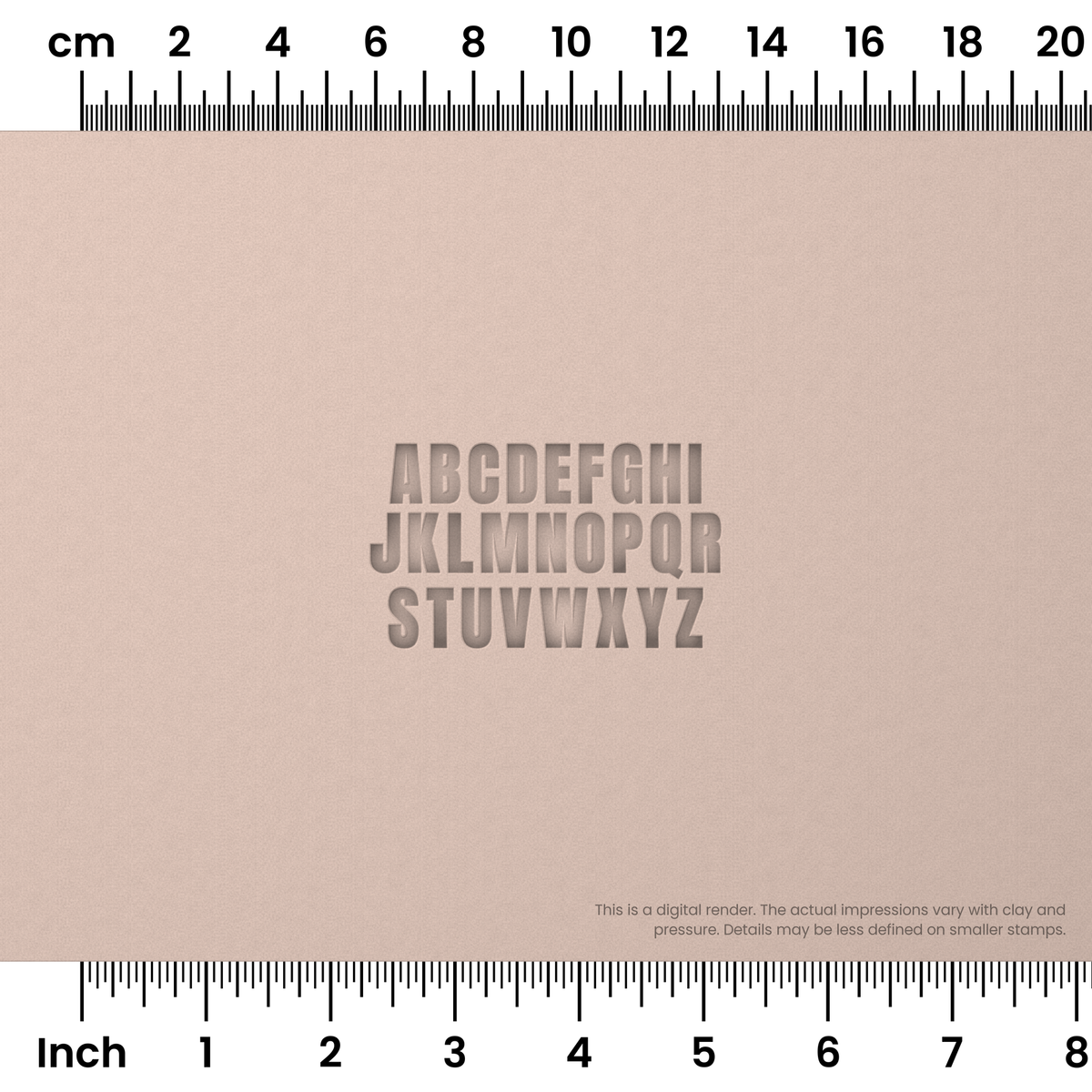 Anton | All Caps | Alphabet Stamp Sets - Ceramind® Tools