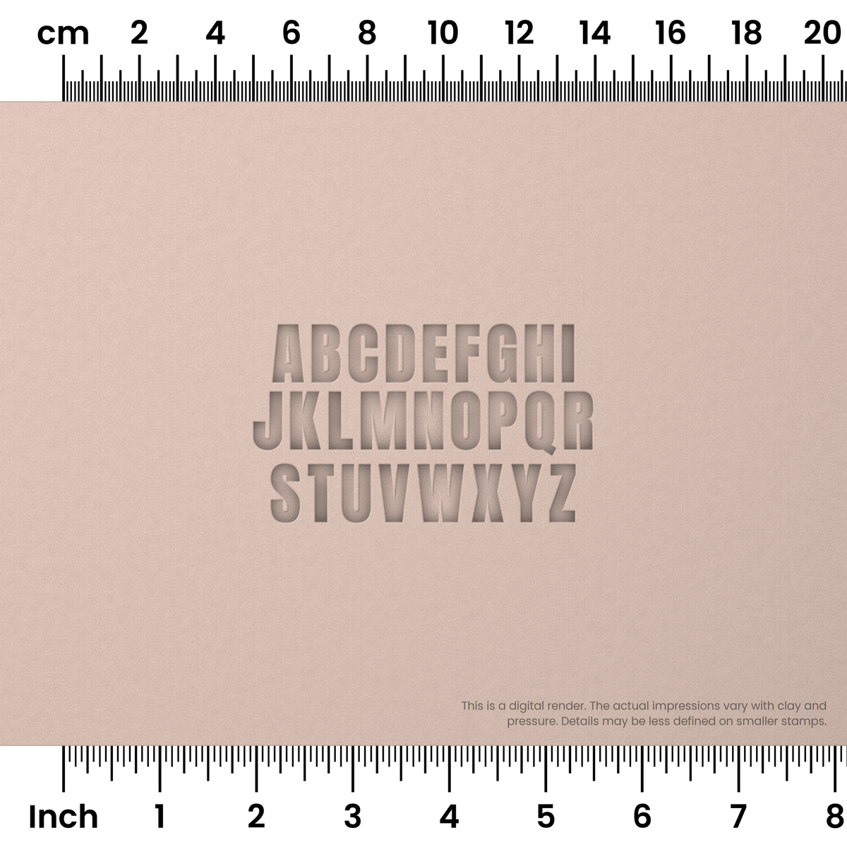 Anton | All Caps | Alphabet Stamp Sets - Ceramind® Tools
