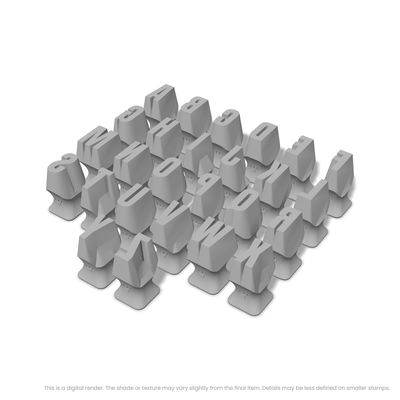 Anton | All Caps | Alphabet Stamp Sets - Ceramind® Tools