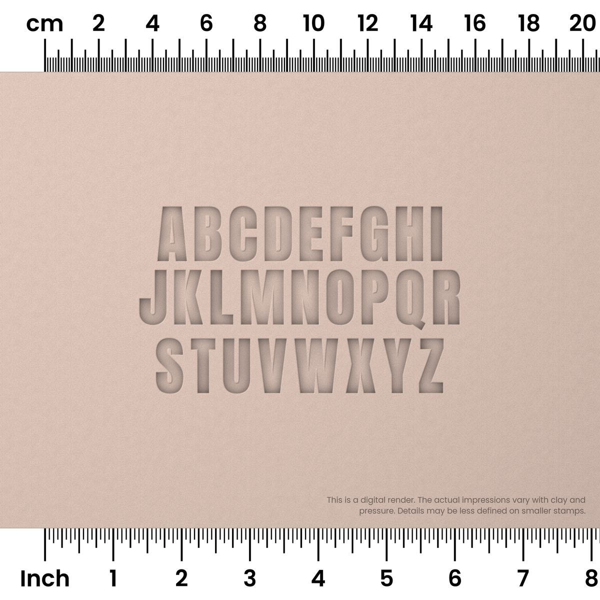 Anton | All Caps | Alphabet Stamp Sets - Ceramind® Tools