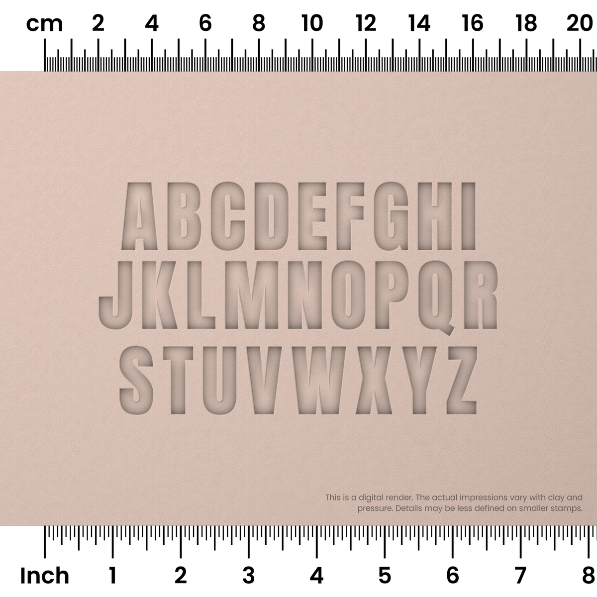 Anton | All Caps | Alphabet Stamp Sets - Ceramind® Tools