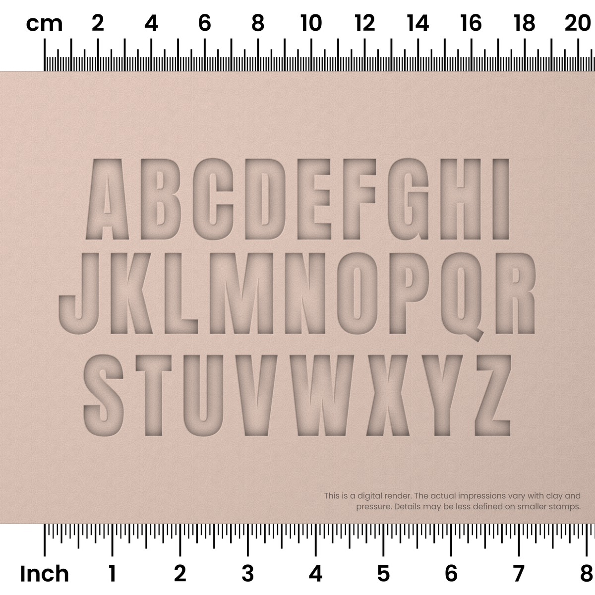 Anton | All Caps | Alphabet Stamp Sets - Ceramind® Tools