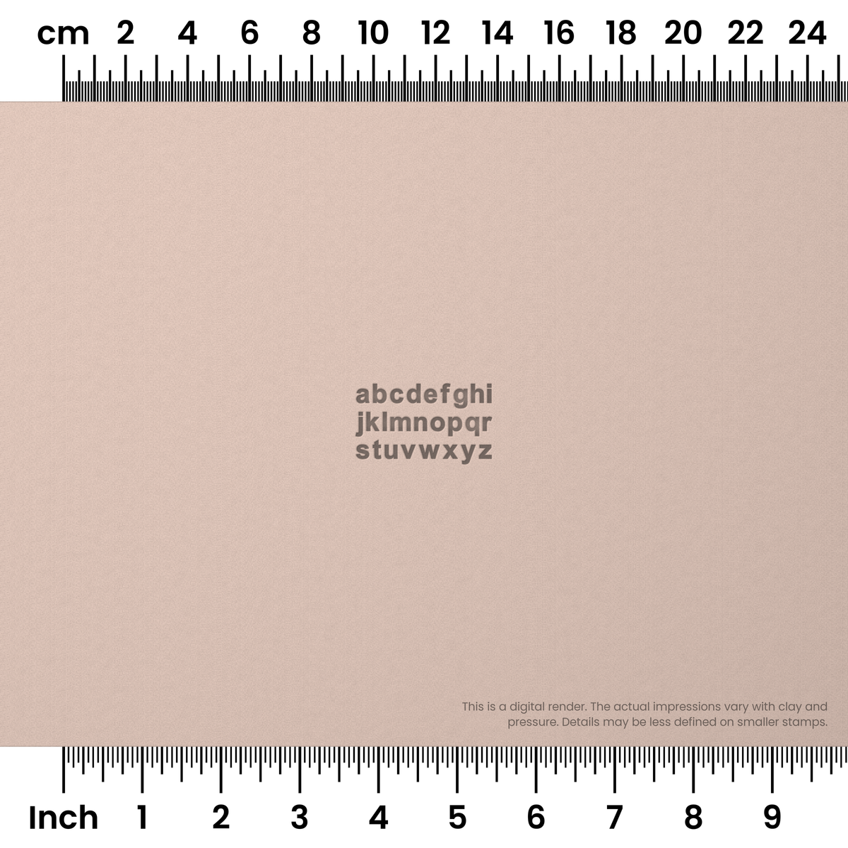 Arial Bold | Lowercase | Alphabet Stamp Sets - Ceramind® Tools