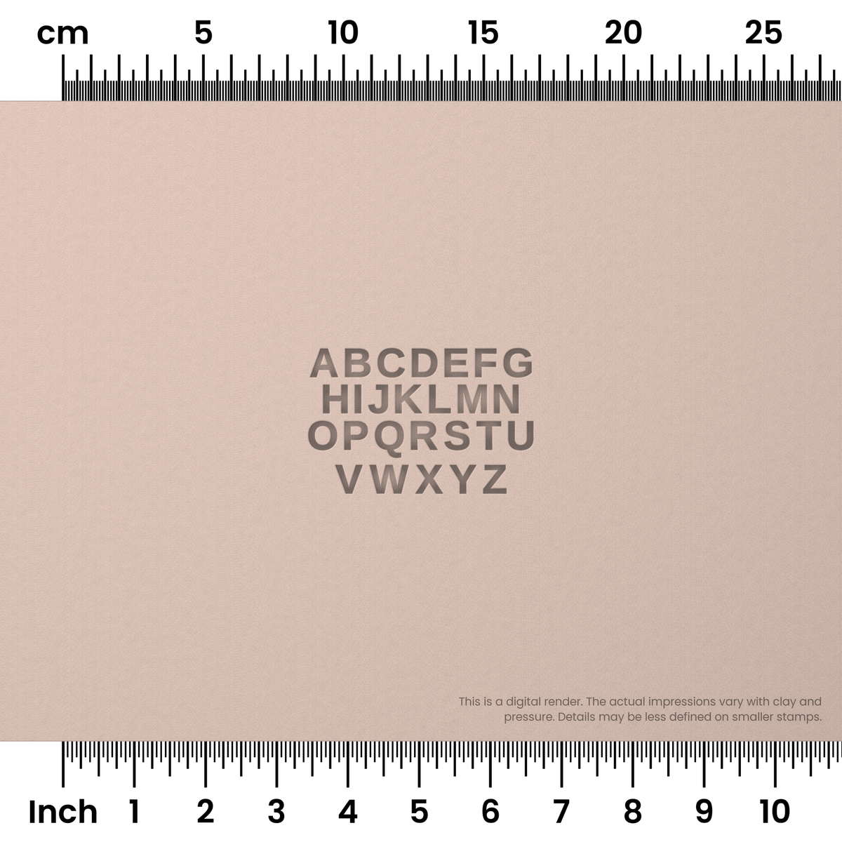 Arimo | All Caps | Alphabet Stamp Sets - Ceramind® Tools