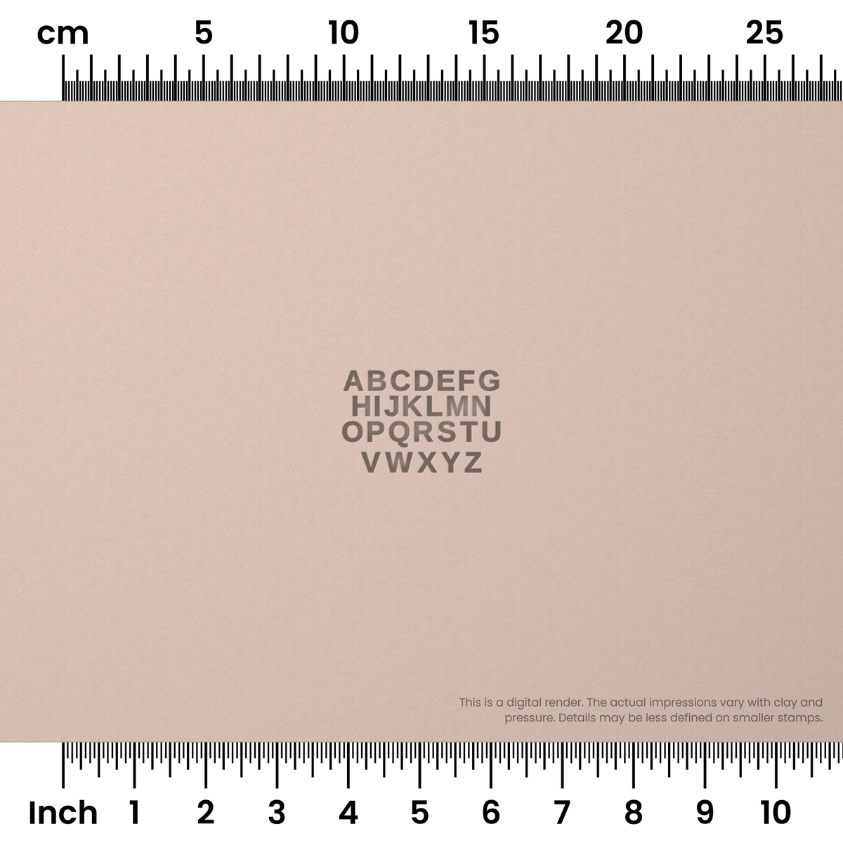 Arimo | All Caps | Alphabet Stamp Sets - Ceramind® Tools