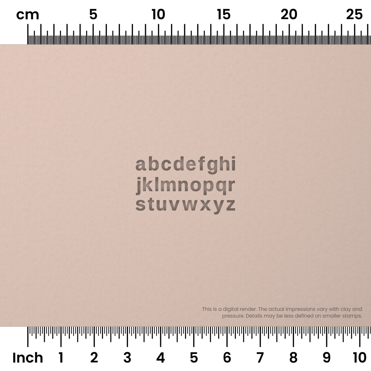 Arimo | Lowercase | Alphabet Stamp Sets - Ceramind® Tools