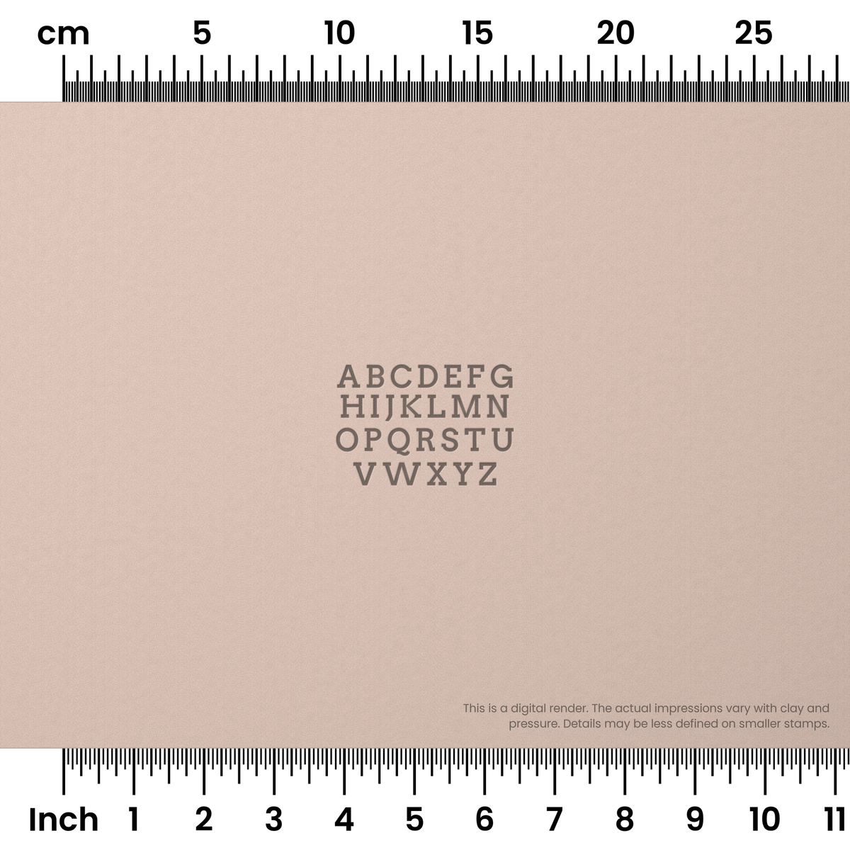 Arvo | All Caps | Alphabet Stamp Sets - Ceramind® Tools