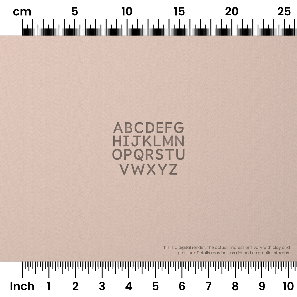 Borel | All Caps | Alphabet Stamp Sets - Ceramind® Tools