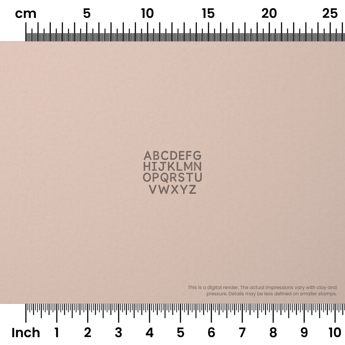 Borel | All Caps | Alphabet Stamp Sets - Ceramind® Tools