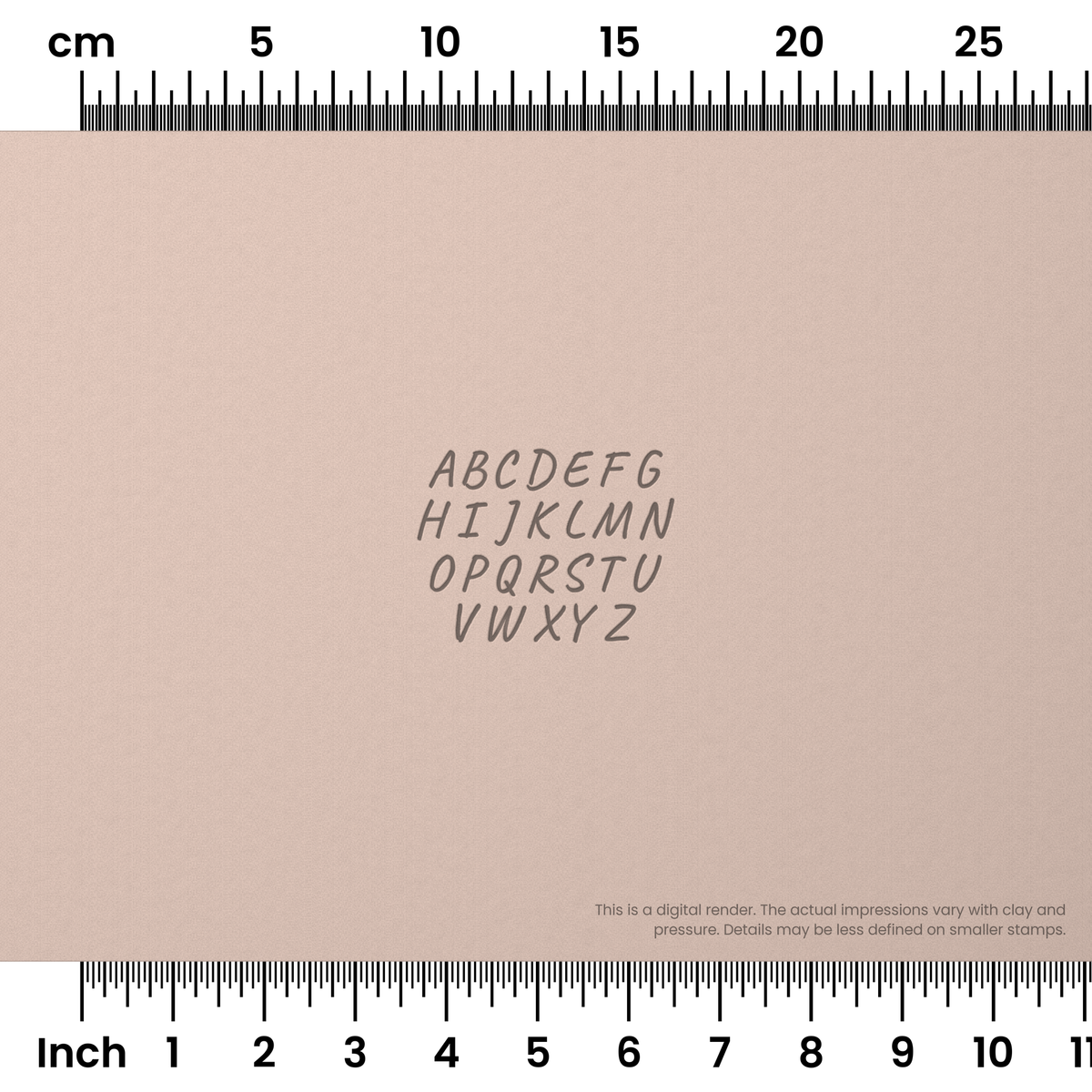 Caveat | All Caps | Alphabet Stamp Sets - Ceramind® Tools