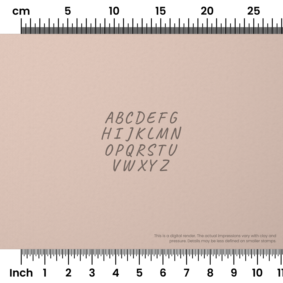 Caveat | All Caps | Alphabet Stamp Sets - Ceramind® Tools