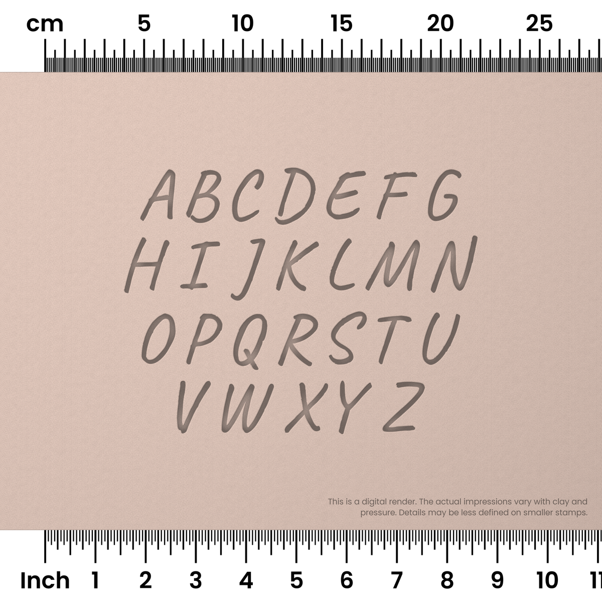 Caveat | All Caps | Alphabet Stamp Sets - Ceramind® Tools
