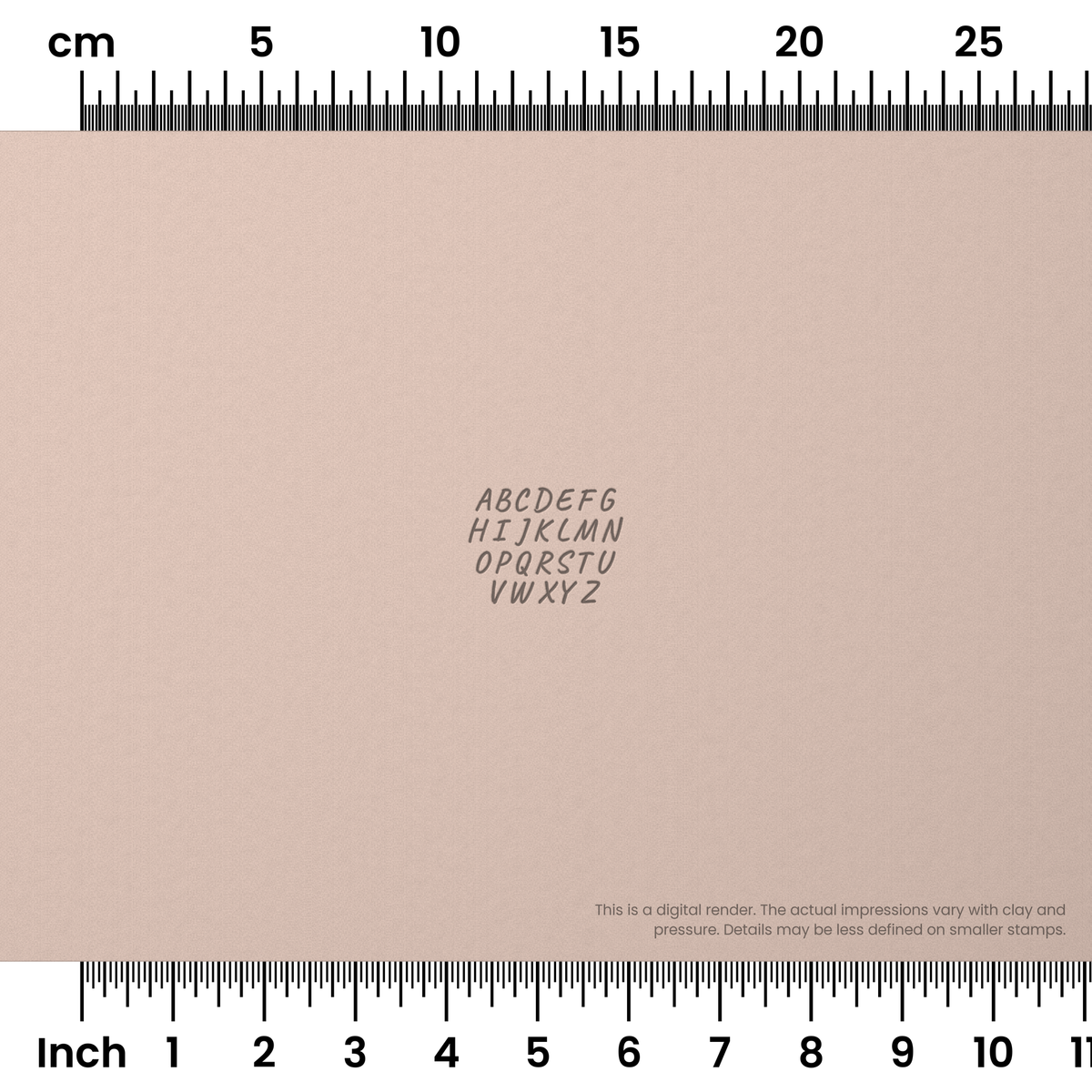 Caveat | All Caps | Alphabet Stamp Sets - Ceramind® Tools